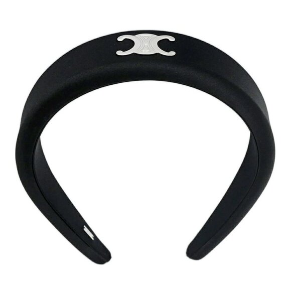 Celine Triomphe Headband Black Hair main image 5